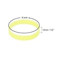 thumbnail image 2 of Uxcell Silicone Luminous Wristbands 8 Inch Circumference, Yellow 12 Pack, 2 of 7
