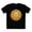 Black, variant on Sun Shirt, Shirt with Sun, Tee Shirt with Gold Sun