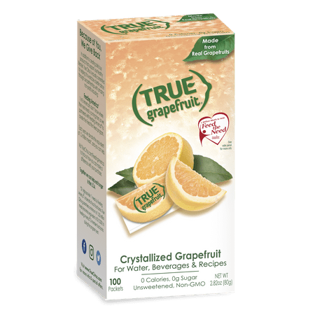 (100 pack) True Grapefruit Sugar & Caffeine Free Powdered Drink Mix