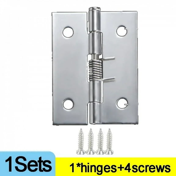 10/1PCS Spring Self-closing Hinge Stainless Steel Cabinet Hinge Load for Door Windows Closer Automatic Bounce Furniture Hardware
