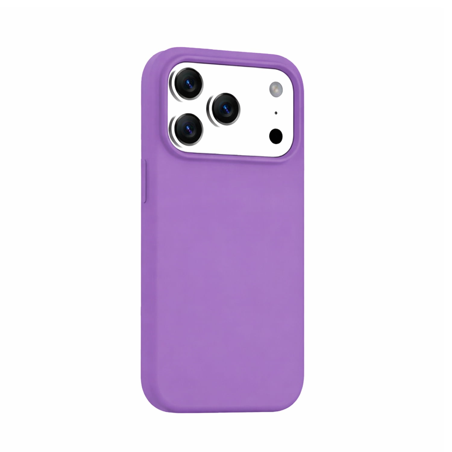 Magnetic Silicone Case for iPhone 17 Pro - Purple