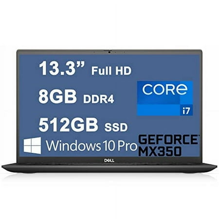Dell Vostro 5000 5301 Laptop I 13.3 inch Full HD I 11th Generation Intel 4-Core i7-1165G7 I 8GB DDR4 512GB SSD I GeForce MX350 2GB I Backlit Fingerprint USB-C Win10Pro Dune