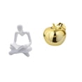 thumbnail image 1 of Figura de pensador abstracto, estatua de resina, escultura decorativa, adorno de cerámica, diseño artístico, adecuada para escritorio, hogar, oficina,, 1 of 8