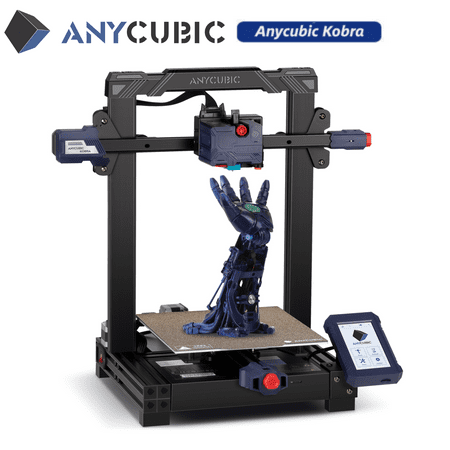 Anycubic Kobra 3D Printer Auto Leveling, FDM 3D Printers with Self-Developed LeviQ Leveling and Removable Magnetic Platform for DIY Home School Printing Size 8.7x8.7x9.84 inch