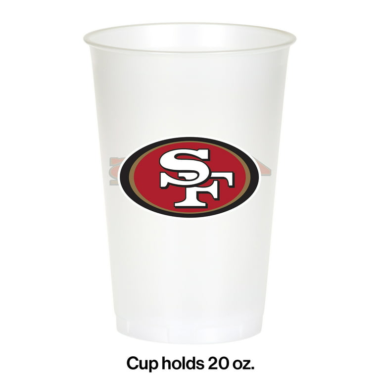 San Francisco 49ers Plastic Cups, 24 Count