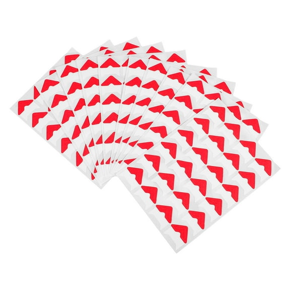 HINTRMENT Scrapbook Style Photo Corners Red Paper 10 Sets