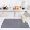 thumbnail image 2 of Cup Mat Coffee Machine Mat Water Absorbent Washable Anti-skid Kitchen Countertop Mat for Coffee Lovers, 2 of 8