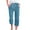 Blue, variant on Mrat Women's Capris Pants Summer