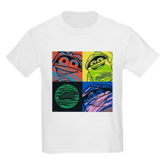 CafePress - Play Doh Characters T Shirt - Light T-Shirt Kids XS-XL