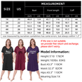 thumbnail image 6 of FEREMO 3 Pack Nightgowns for Women Plus Size V Neck Printed Sleepwear Loose Comfy Night Gown, 6 of 6