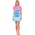 thumbnail image 2 of JEFFRICO Womens Nightgowns Sleepwear Soft Pajama Dress Nightshirts, 2 of 5