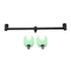 thumbnail image 3 of Soporte para caña de pescar Aleación de aluminio Resistente al desgaste Durable Fácil de usar en la tienda Soporte para caña de pescar para pesca al aire libre(2 head 30cm Bracket2pcs Bracket Head) YUNYI BRAND  Deportes, 3 of 8