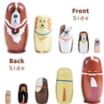 thumbnail image 3 of Muñecas Tangan Russian de Toy Figure, 15 cm, para anidar, 5 unidades, 3 of 6