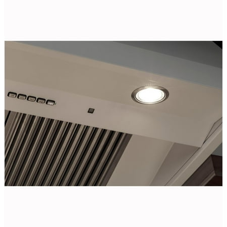 Café - 30" Convertible Range Hood - Matte white