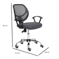 thumbnail image 5 of Silla Secretarial Nextep NE-650SG Respaldo Malla 110 Kg Gris, 5 of 5
