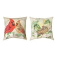 thumbnail image 3 of Manual Woodworkers & Weavers SLCAFL 18 x 18 in. Cardinals in Flowers RP Pillow, 3 of 3