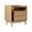 Natural, variant on Glavbiku Mid-Century Solid Wood 2 Drawers Nightstand in Black Finish,Adult