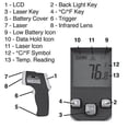 thumbnail image 4 of Termómetro infrarrojo Performance Tool W89721 de -50 a 550 °C, 4 of 6