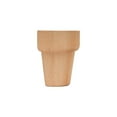 thumbnail image 3 of Unfinished Flower Pot Half 1-1/8 x 5/8-inch, Pack of 250 Paint a Flower Pot with Small Craft Flowers for Signs, by Woodpeckers, 3 of 6
