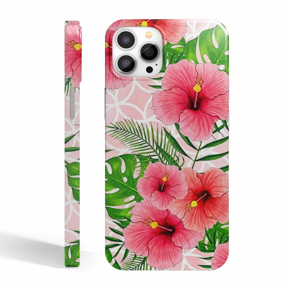 Tobelint Rose Flower Case for iPhone 14 Pro,Aesthetic Colourful Floral Pattern Bumper Case Cover