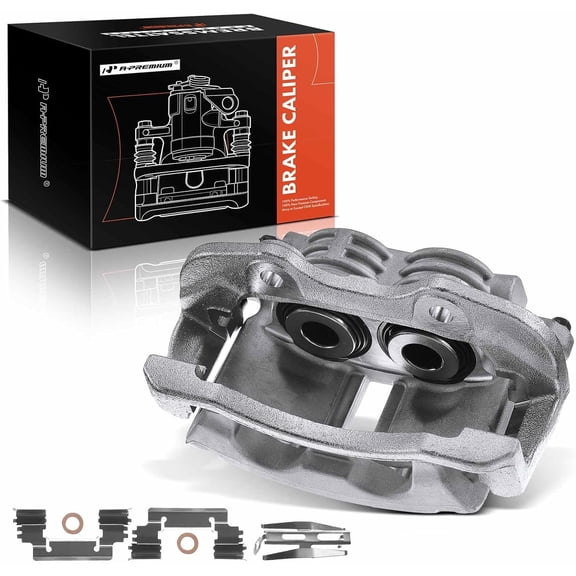 A-Premium Rear Left Disc Brake Caliper Assembly with Bracket Compatible with Cadillac, Chevy & GMC Models - Escalade, Avalanche, Silverado 1500, Suburban, Tahoe, Sierra, Yukon, Yukon XL 1500