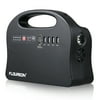 FLOUREON 146Wh Portable Power Station Home Camping Emergency Power Generator, 120V/200W AC Outlet, 4 USB Ports, Solar Input, Power Bank for MacBook Laptop Camera Cellphone