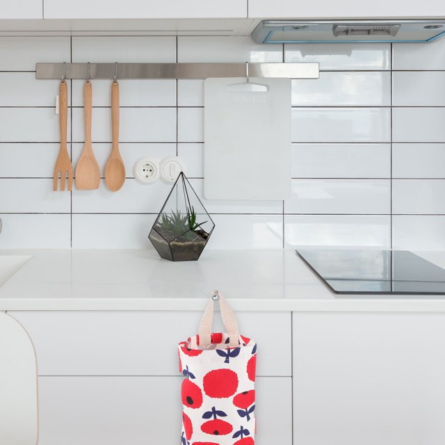 BEADCEST Colgante Para Bolsas De Plástico Reutilizables Con Amplio Almacenamiento Para Cocina