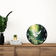 thumbnail image 4 of Soliyoahee Peace Dove Clock 10inch Wooden Round Wall Clock Living Room Decoration Silent No Tick Battery Powered for Kitchen Bathroom Living Room Office, 4 of 6