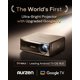 thumbnail image 2 of Proyector Aurzen EAZZE D1 MAX de 1000 lúmenes ANSI, 4K, WiFi, 2 of 7