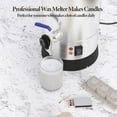 thumbnail image 6 of Entcook Electric Wax Melter for Candle Making, 13Qt Wax Melting Pot with Temp Control and Pour Spout, 6 of 7