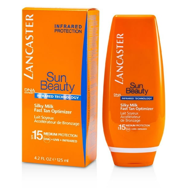 Serie van toetje voorkomen Lancaster Sun Beauty Silky Milk Fast Tan Optimizer SPF15 (Face & Body), 4.2  Oz - Walmart.com