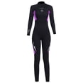 thumbnail image 4 of Trajes de neopreno de 3 mm con cremallera en la espalda Trajes de buceo para surf de cuerpo completo para mujer, 4 of 9