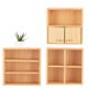 thumbnail image 4 of Fockety Cabina de exhibición de Madera Kit de casa de mu?ecas Accesorios de casa de mu?ecas en Miniatura Muebles de Madera en Miniatura para casa de mu?ecas(Wood Color) Khall YX02240-02, 4 of 6