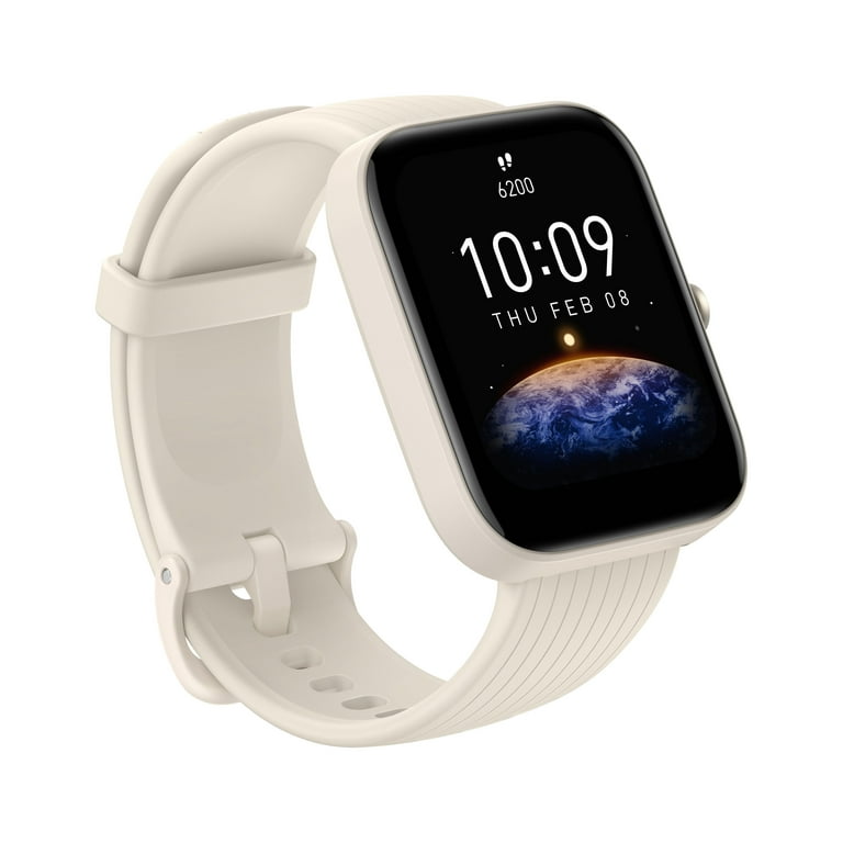 Amazfit Bip 3 Pro Smart Watch: 14-Day Battery Life - Cream 