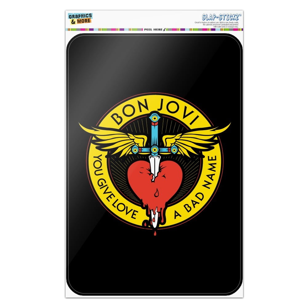Bon Jovi You Give Love A Bad Name Home Business Office Sign Walmart Com Walmart Com