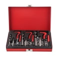thumbnail image 1 of 88Pcs Rouge en Alliage d'Acier Perceuse Insert Restorer Thread Réparation Kit Ensemble Atelier Garage Outil 6mm-10mm, 1 of 2