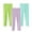 B(Purple + Green + Dark Green), variant on Little Girls Footless Leggings Tight Cotton Thin Leggings Toddler Baby Solid Skinny Stretch Trousers Legging 1-7 Years