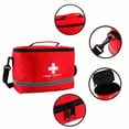 thumbnail image 4 of Cylinder Shape First Aid Bag Handheld Emergency Bag Shoulder Survival Kit Red Random Shoulder Girdle Color, 4 of 8