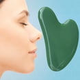 thumbnail image 1 of Guasha Outil en Forme de Cœur pour Prévenir les Rides Pierre de Massage Verte Réduisant les Rides pour Adulte, 1 of 8