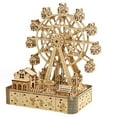 thumbnail image 2 of Casse-tête en Bois 3D Grande Roue Bricolage Basswood Kit de Modèle Musical pour Jouet Garçon Fille, 2 of 9