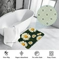 thumbnail image 3 of Daisy Polyester Non-Slip Door Carpet Kitchen Mat Floor Rug - Machine Washable, 3 of 6