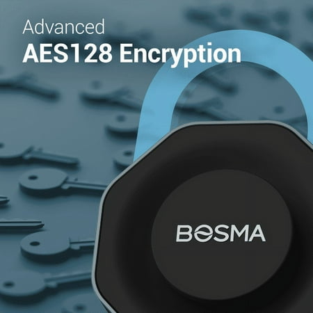 Bosma - Aegis Smart Lock Wi-Fi with App/Keypad Access - Metallic