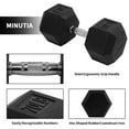 thumbnail image 3 of Signature Fitness Hex Single Dumbbell Strength Training Workout Equipment, 70 lb, 3 of 6