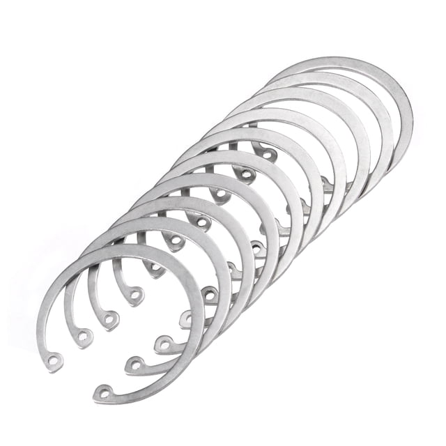 62mm External Circlips C-Clip Retaining Snap Rings 304 Stainless Steel 10pcs