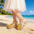 thumbnail image 5 of Girls Jelly Sandals Cute Cartoon Fruit Design Water Friendly Casual Sandals for Pool Beach Summer Outings and Outdoor, 5 of 6