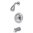 thumbnail image 1 of Single Acrylic Handle Tub & Shower Faucet, Chrome, 1 of 1