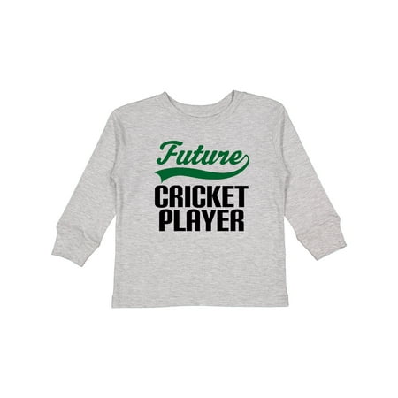 

Inktastic Future Cricket Player Gift Toddler Boy Girl Long Sleeve T-Shirt