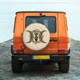 thumbnail image 7 of DouZhe Waterproof Spare Tire Cover, Triple Moon Triple Goddess Prints Adjustable Wheel Covers Fit for Jeep Trailer RV SUV Car, 14 inch, 7 of 7