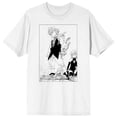 thumbnail image 6 of Seven Deadly Sins Meliodas and Elizabeth with Title Logo Men's White Short Sleeve Tee-Medium, 6 of 7
