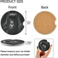 thumbnail image 3 of Coolnut Gorilla Portrait Car Coasters 2 Pack Drinks Absorbent Ceramic Stone Car Coasters with Fingertip Grip Car Cup Holder Coasters Home Decor Gifts, 3 of 6